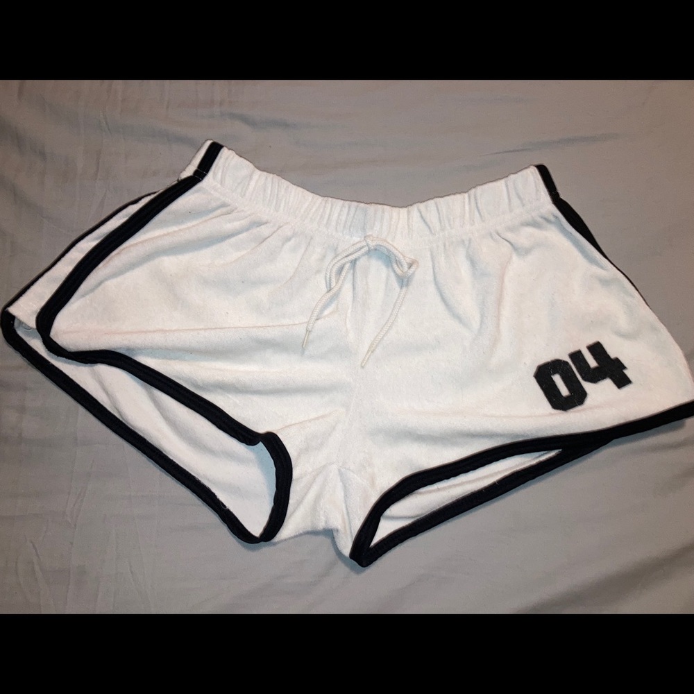 Vintage rave white shorts
